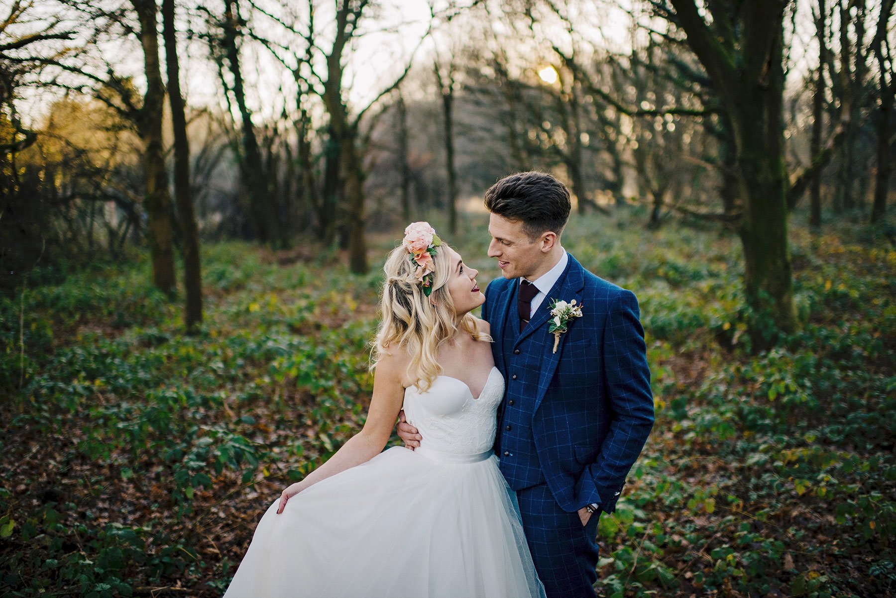 A Golden Hour Winter Wedding