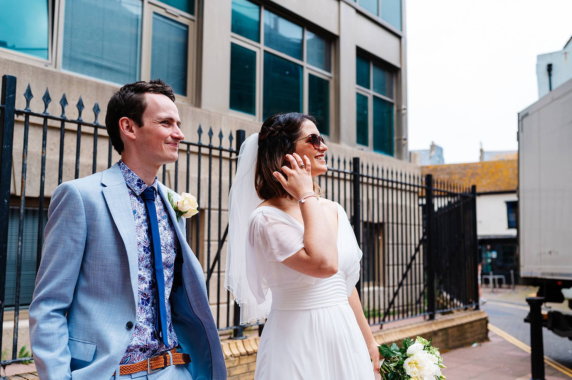 laid back wedding in Brighton