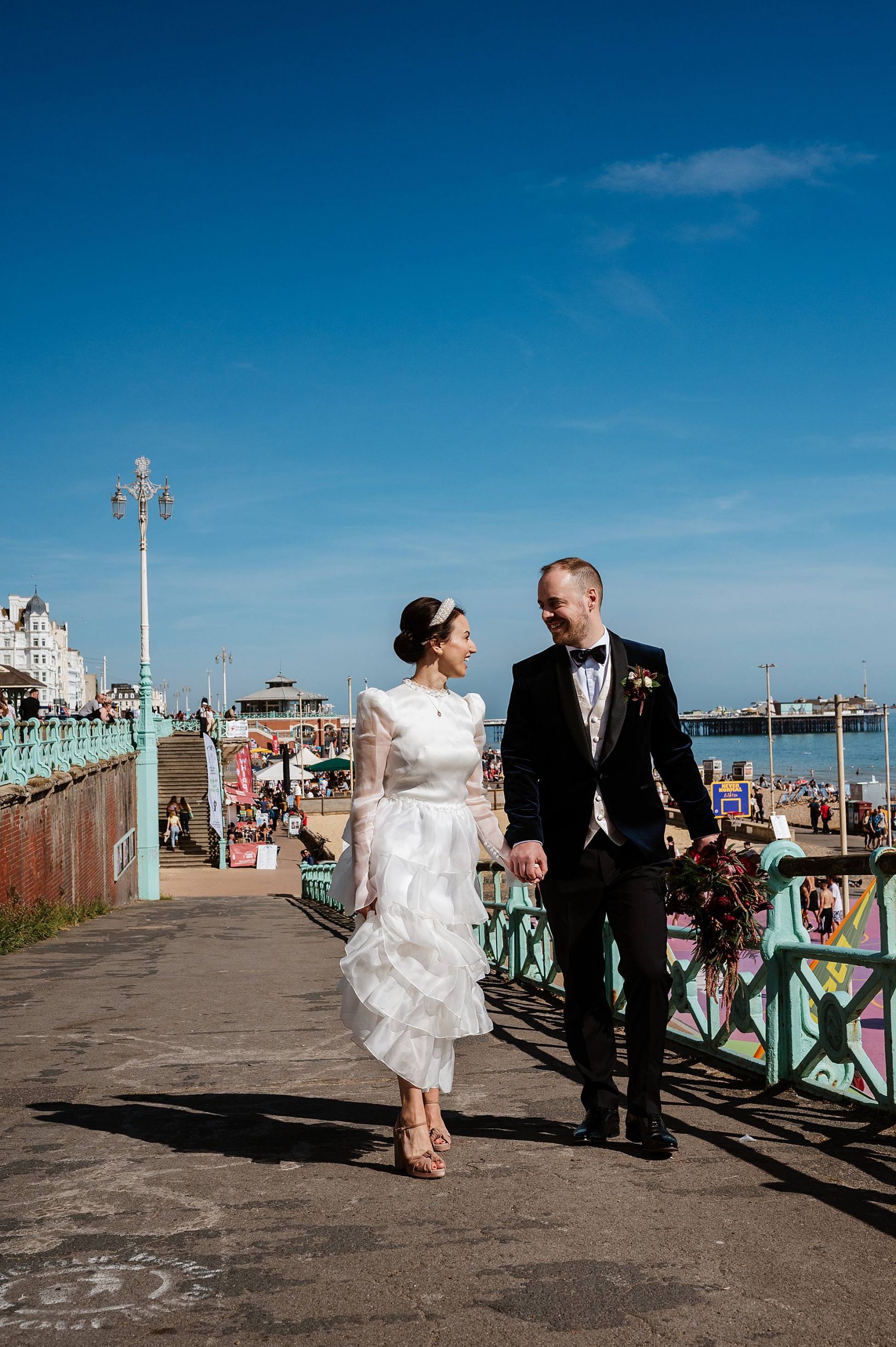 A Burnt Orange wedding in Brighton