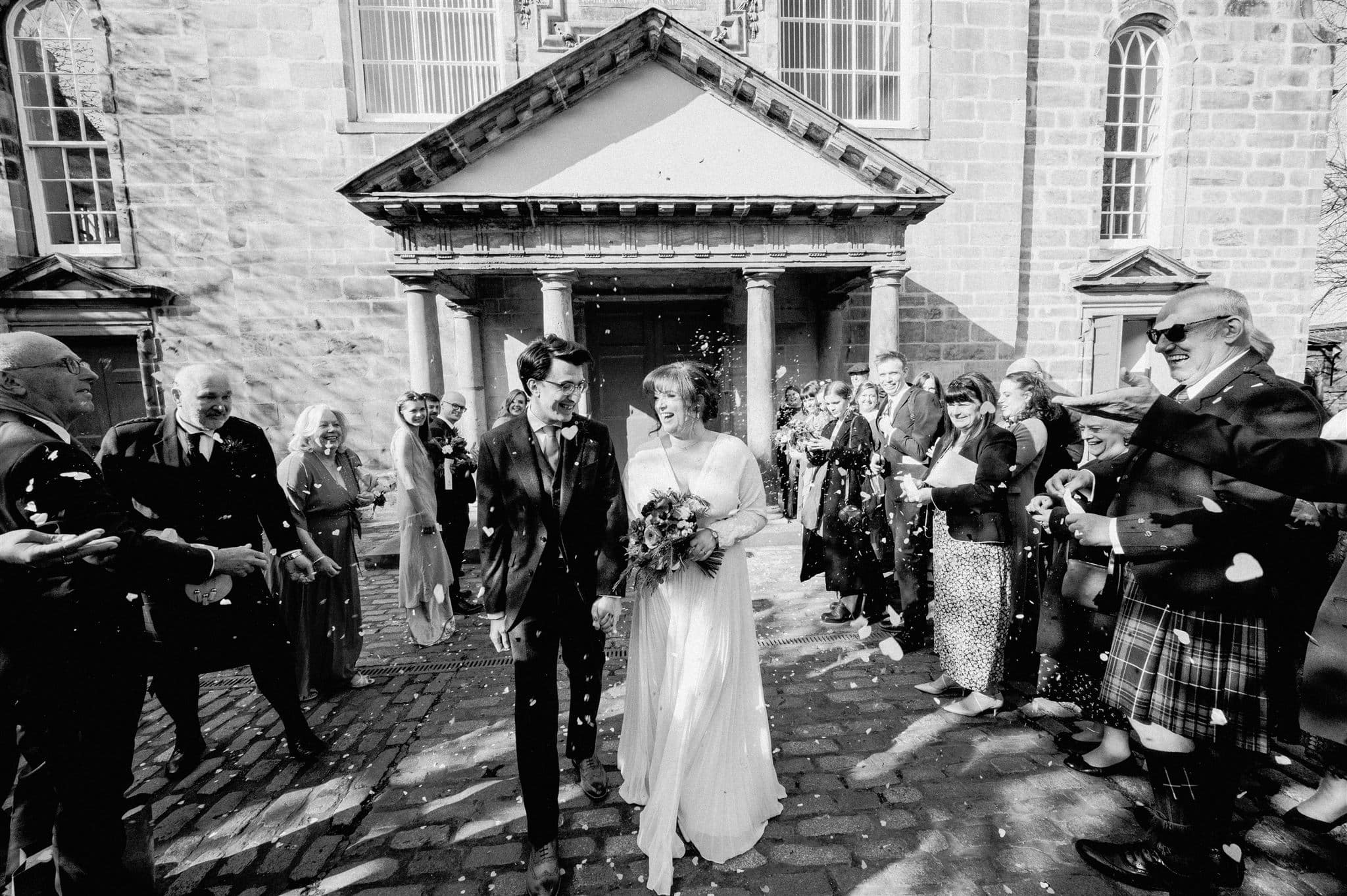 Edinburgh castle wedding